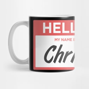 Chris | Funny Name Tag Mug